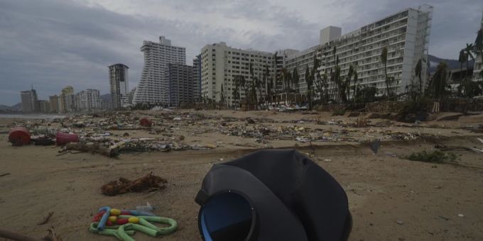 In Acapulco herrscht nach dem Hurrikan Chaos. Hurrikan Otis