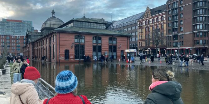 hamburg fischmarkt unter wasser