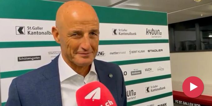 «Ein Phänomen» - FCSG-Zeidler schwärmt von Zanotti nach GC-Sieg
