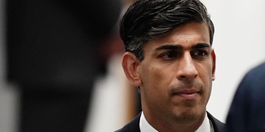 Für den britischen Premierminister Rishi Sunak geht es heute um seine politische Zukunft.