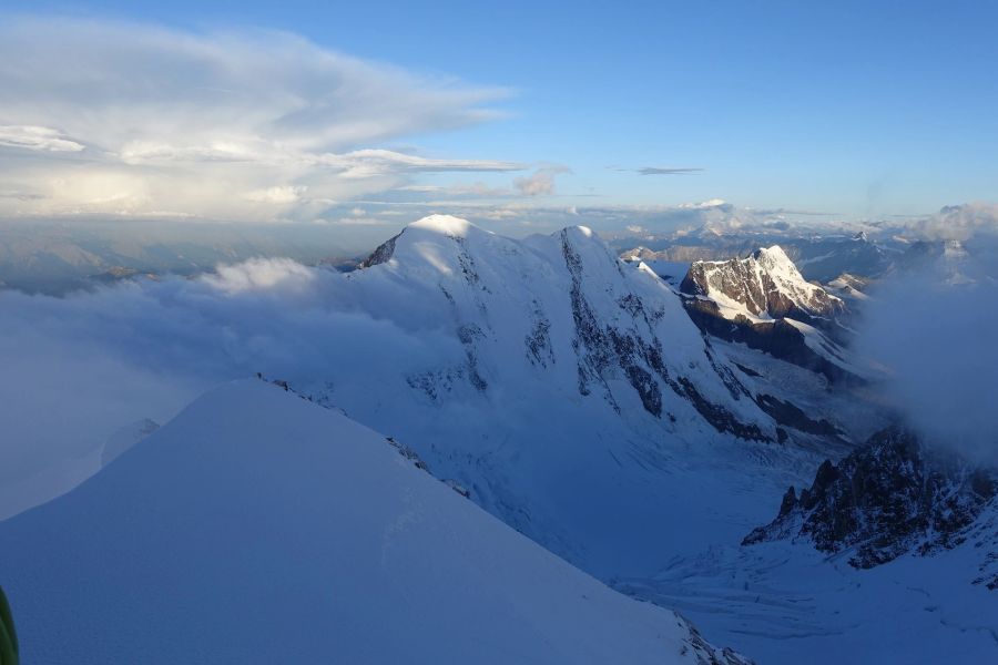 Liskamm Lyskamm Schweiz Berg Gipfel