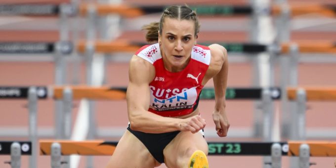 Annik Kälin im Einsatz bei der WM 2023 in Budapest. Annik Kälin