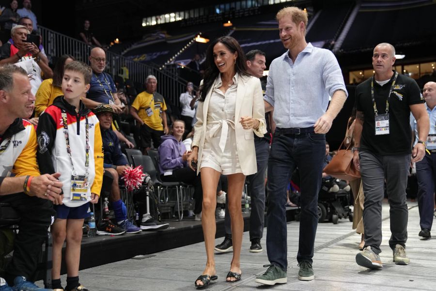 Meghan Markle und Prinz Harry in Düsseldorf.