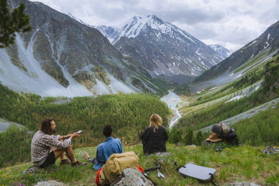 Wandern, Rast, Wandergruppe