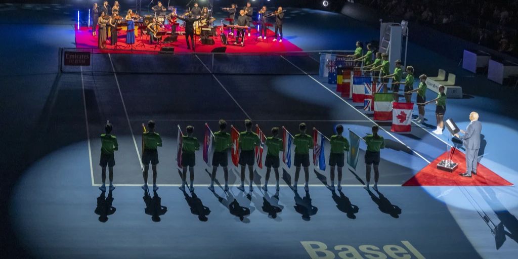 Parlament Swiss Indoors BaselSchriftzug kostet jetzt halbe Kiste
