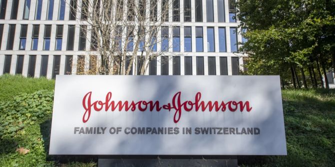 Johnson & Johnson Schild