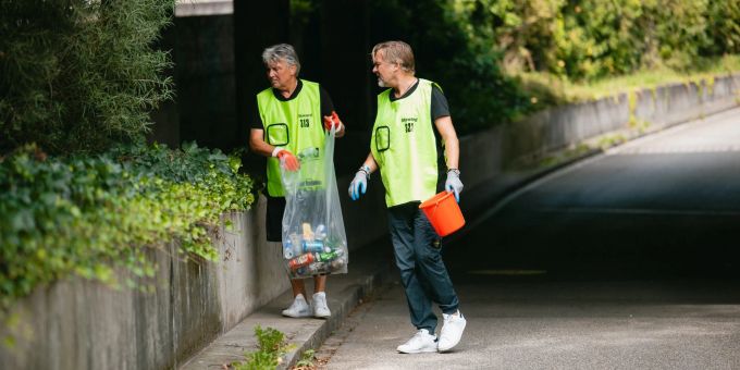Auch der FC Basel macht beim Clean-Up-Day mit. Clean-Up-Day