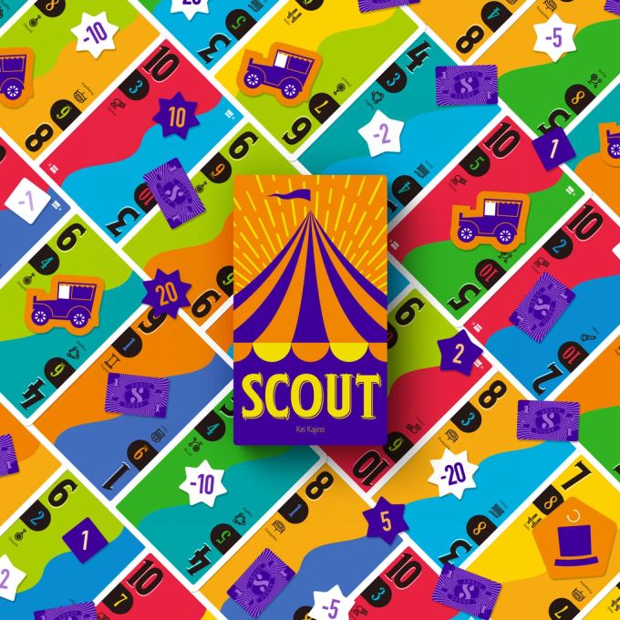 Der Clou beim Kartenspiel «Scout» offenbart sich beim Karten aufnehmen: Umsortieren ist verboten! Scout Brettspiel Karten Spielfeld