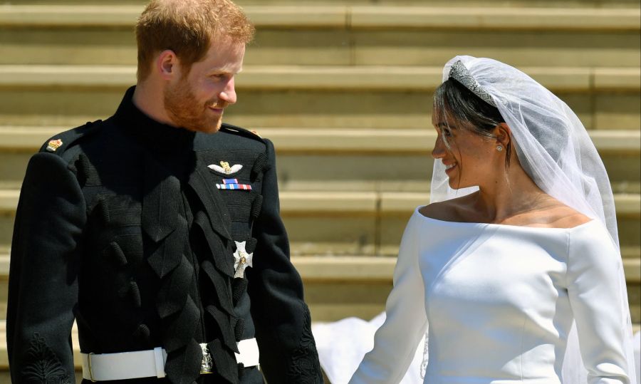 Meghan Markle und Prinz Harry heirateten im Mai 2018.