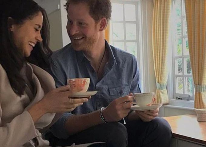 Prinz Harry und Meghan Markle im Welsh Cottage von Queen Elizabeth. Harry Meghan