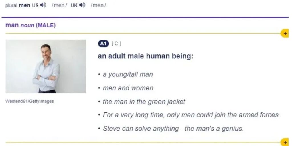 Cambridge Dictionary ändert Definition von «Mann» und «Frau»