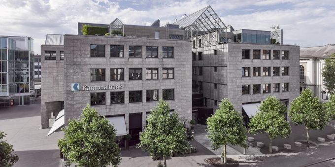 Der Hauptsitz der Aargauer Kantonalbank (AKB) in Aarau. Aargauer Kantonalbank AKB