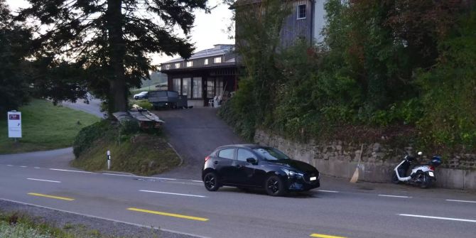 Verkehrsunfall in Trogen