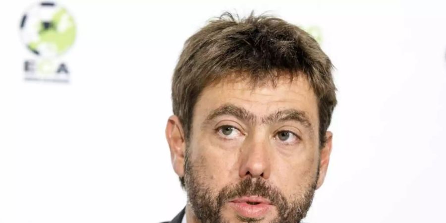 Der ECA-Vorsitzende Andrea Agnelli möchte ein Champions-League-Format mit vier Achtergruppen. Foto: Salvatore Di Nolfi/KEYSTONE