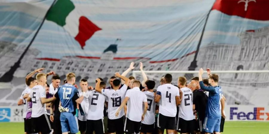 Das deutsche U21-Team steht bei der EM kurz vor dem Halbfinaleinzug. Foto: Cezaro De Luca
