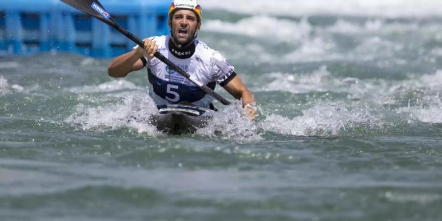 Kajak-Weltmeister Hannes Aigner landete zum EM-Abschluss nur auf Rang 13. Foto: Li Ming/XinHua