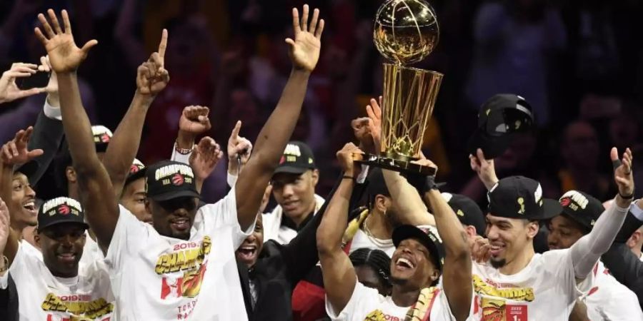 NBA-Champion Toronto Raptors startet mit einem Heimspiel in die neue Saison. Foto: Frank Gunn/The Canadian Press