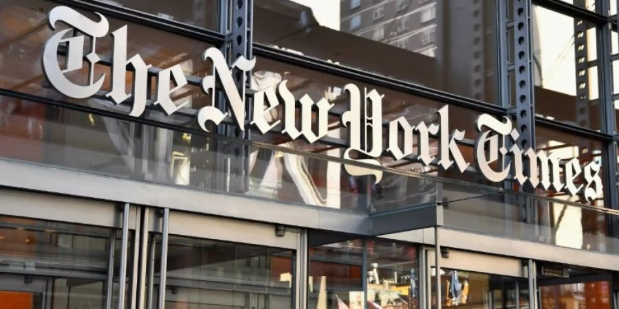 Das Gebäude der New York Times