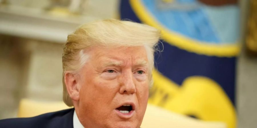 Trump am Dienstag im Oval Office