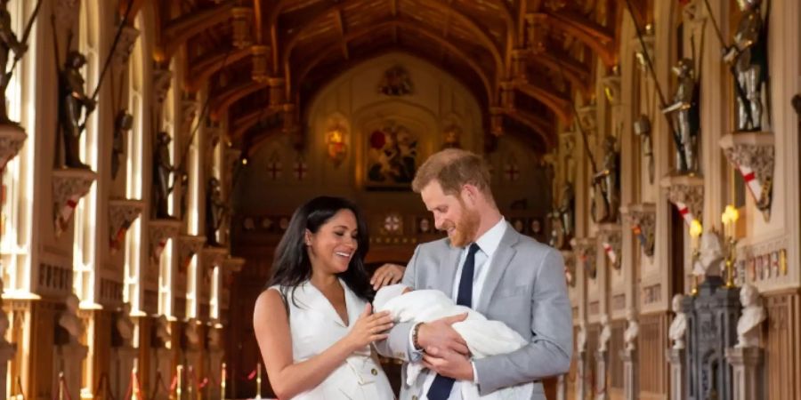 Prinz Harry, Herzogin Meghan und Archie.