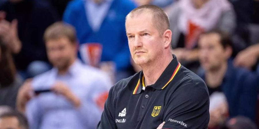 Henrik Rödl, Bundestrainer der deutschen Basketball-Herren-Nationalmannschaft. Foto: Sebastian Gollnow