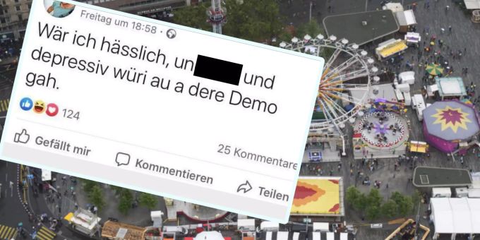 Wegen diesem Post eines Grillstand-Verantworlichen fordert die Juso ein Verbot am Zürifäscht. Juso