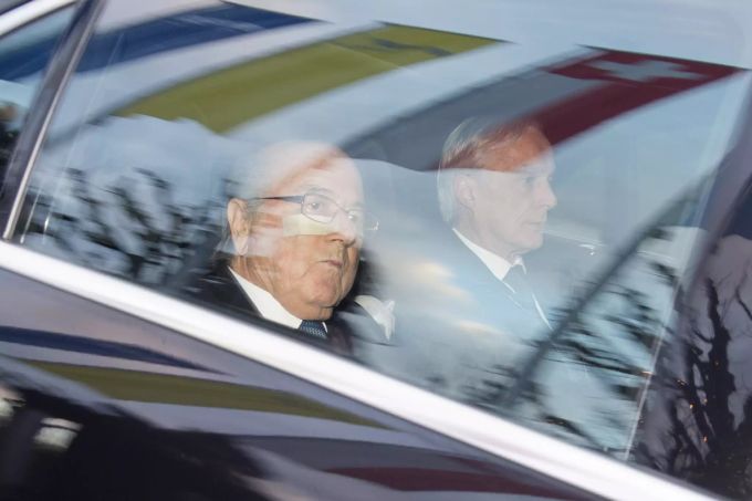 Sepp Blatter (links) und Lorenz Erni. Sepp