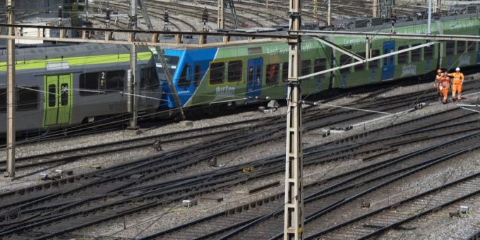 Gleisschaden führt zu Störungen im Raum Bern. Bern Zug