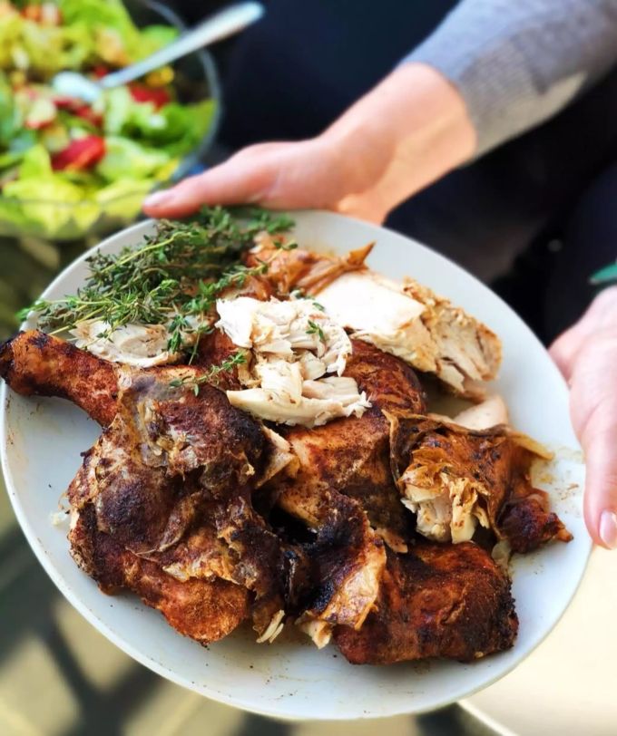 Nau kocht Poulet