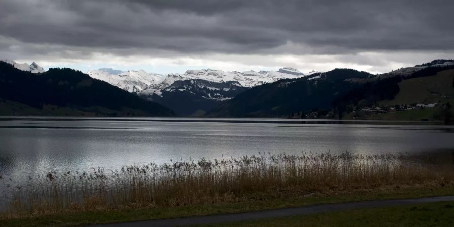 Der Sihlsee bei Einsiedeln.