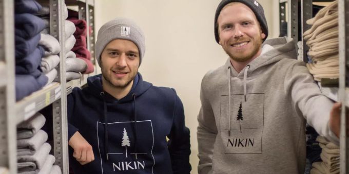 Die Gründer von NIKIN: Nicholas Hänny (links) und Robin Gnehm. Nicholas Hänny und Robin Gnehm