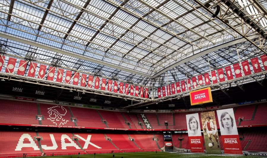 In der Johann-Cruyff-Arena in Amsterdam finden während der EM 2020 drei Gruppenspiele und ein Achtelfinal statt.