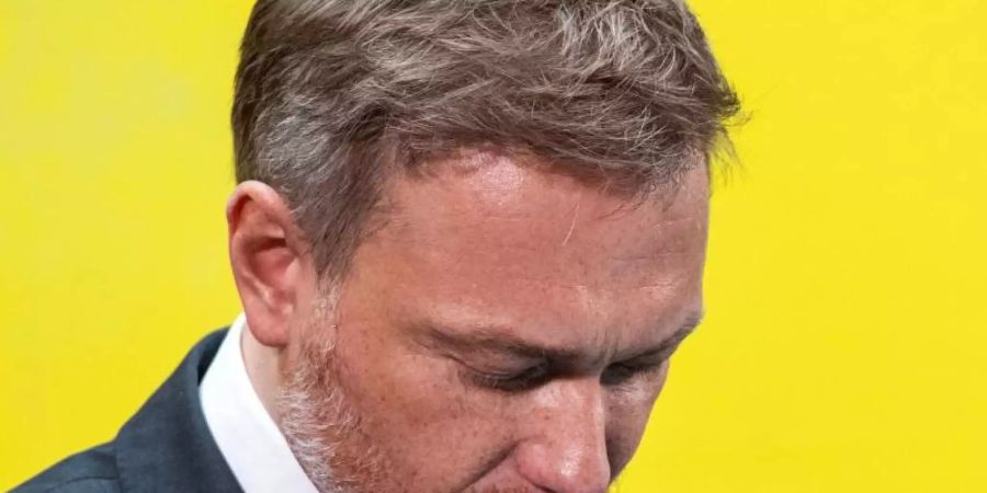 FDP-Chef Christian Lindner: «Hätte noch unmissverständlicher und weniger diplomatisch sprechen können.». Foto: Christophe Gateau/dpa