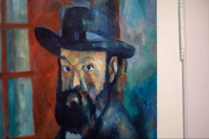 Kopie von "Selbstbildnis von Paul Cezanne" von 1966