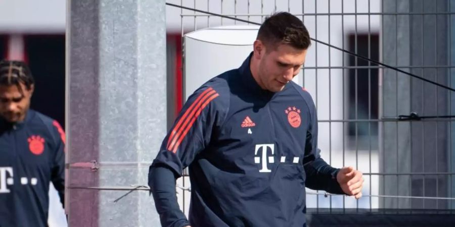 Trainiert beim FC Bayern wieder mit dem Ball: Nationalspieler Niklas Süle. Foto: Sven Hoppe/dpa
