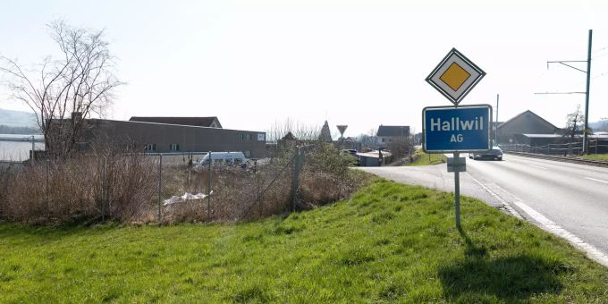Hallwil Einfahrt von Seon - Hallwil Hallwil Einfahrt von Seon - Hallwil