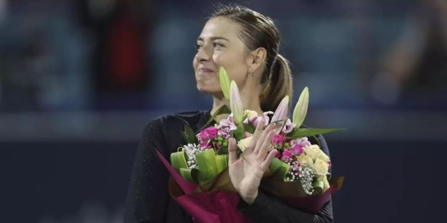 Maria Scharapowa hat ihre Tennis-Karriere beendet. Foto: Kamran Jebreili/AP/dpa