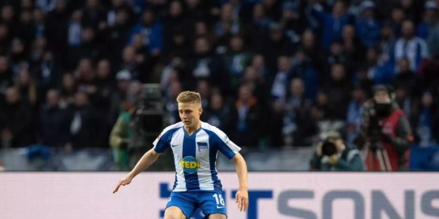 Santiago Ascacibar kam vom VfB Stuttgart zu Hertha BSC. Foto: Soeren Stache/zb/dpa