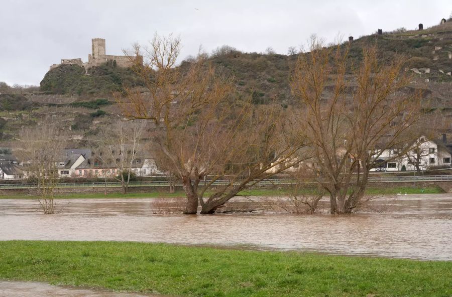 Hochwasser an der Untermosel