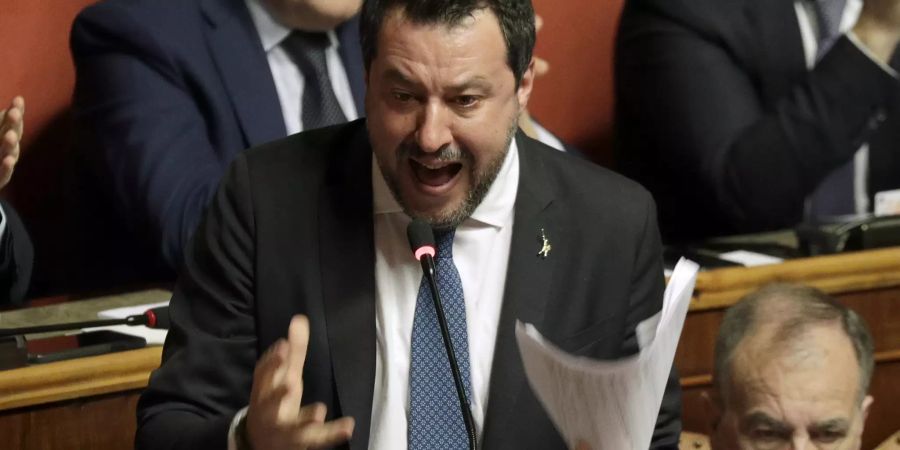 Italy Politics Salvini