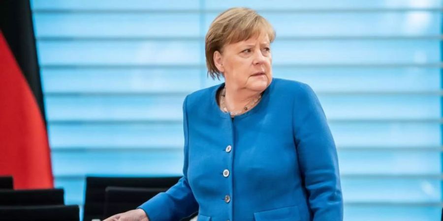 Bundeskanzlerin Angela Merkel bei der Sitzung des Bundeskabinetts am Mittwoch. Foto: Michael Kappeler/dpa-pool/dpa