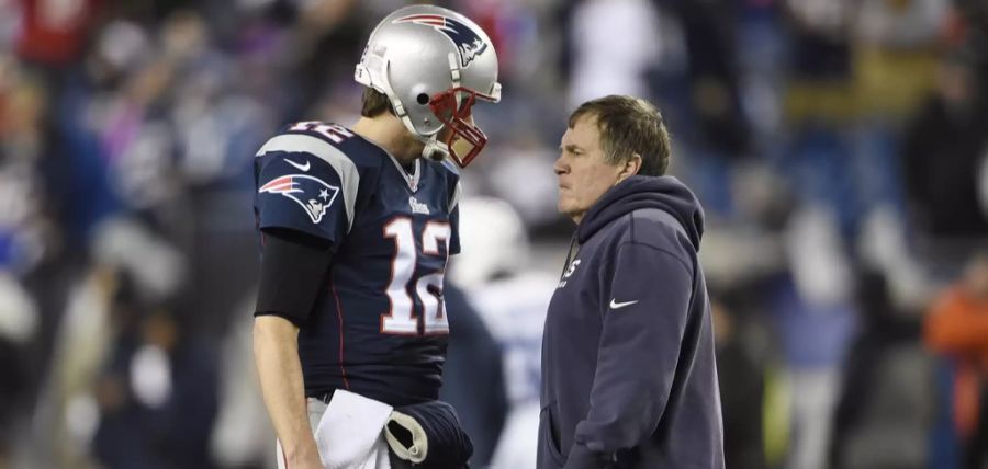 Zusammen mit Trainer Bill Belichick (r.) prägte er die NFL.