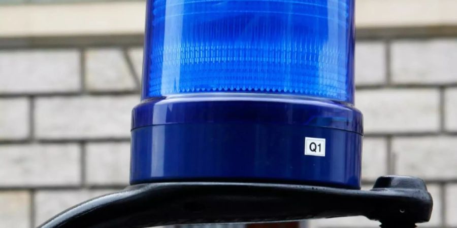 Blaulicht auf Polizeiwagen