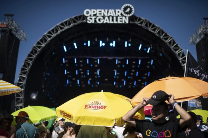 Die Organisatoren des OpenAir St. Gallens führten für die diesjährige Ausgabe Erneuerungen beim Ticket-Verkauf ein. openair st. gallen