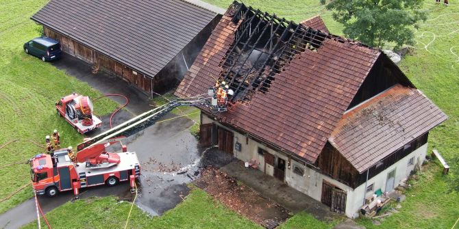 Wolfenschiessen NW Brand