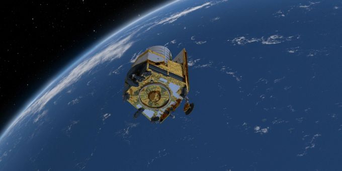 Ein computergeneriertes Bild des Weltraumteleskops «Euclid». euclid