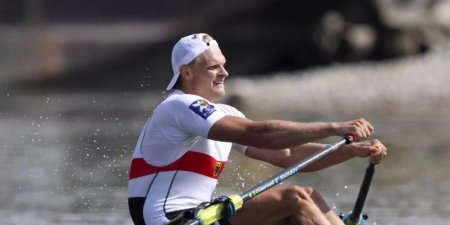Oliver Zeidler wird bei seinem Rudersport von seinem Arbeitgeber und der Sportförderung unterstützt. Foto: Matthias Schrader