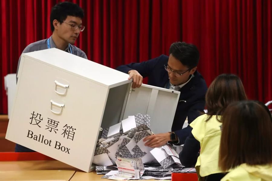 Wahlen in Hongkong