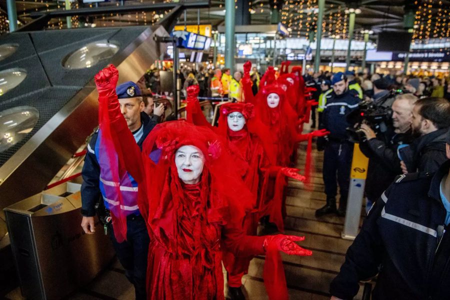 Schiphol protest