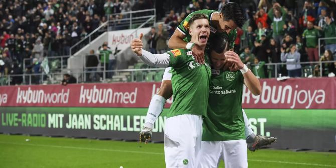 FUSSBALL, SUPER LEAGUE, NATIONALLIGA A, MEISTERSCHAFT, SAISON 2018/19, FC ST. GALLEN, FCSG, FC SION,